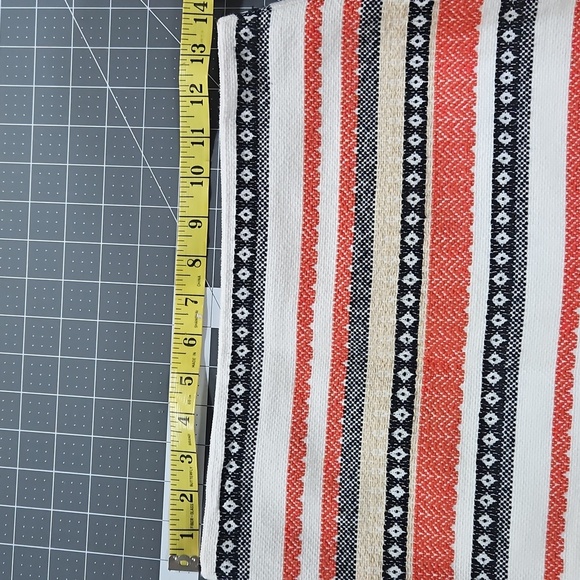 LOFT Striped Short Pencil Skirt Womens Lined Boho Print Autumn Fall Size 2P - Picture 8 of 8